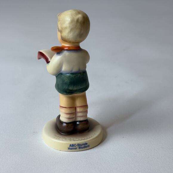 HUMMEL FIGURINE #2087/B "Honor Student" Boy with Book Original Certificate T90 - Picture 6 of 8